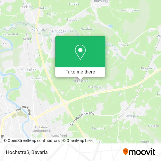 Карта Hochstraß