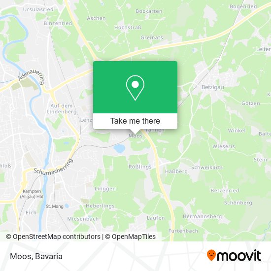 Карта Moos