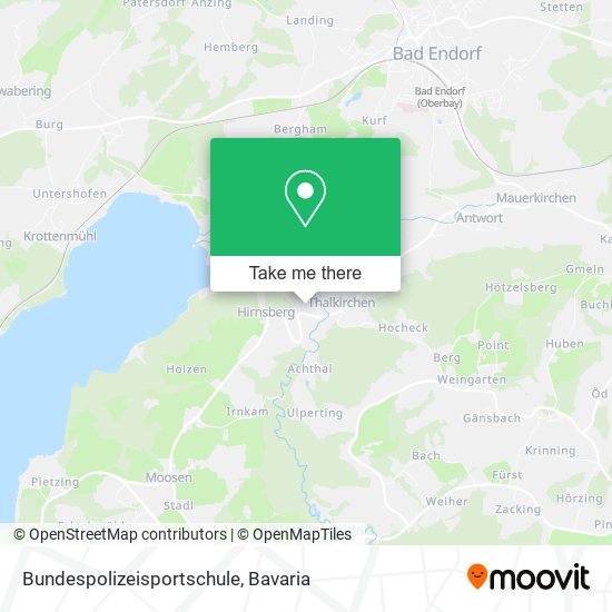 Bundespolizeisportschule map