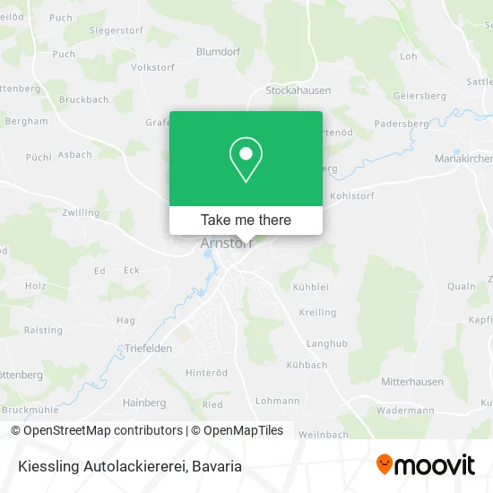Карта Kiessling Autolackiererei