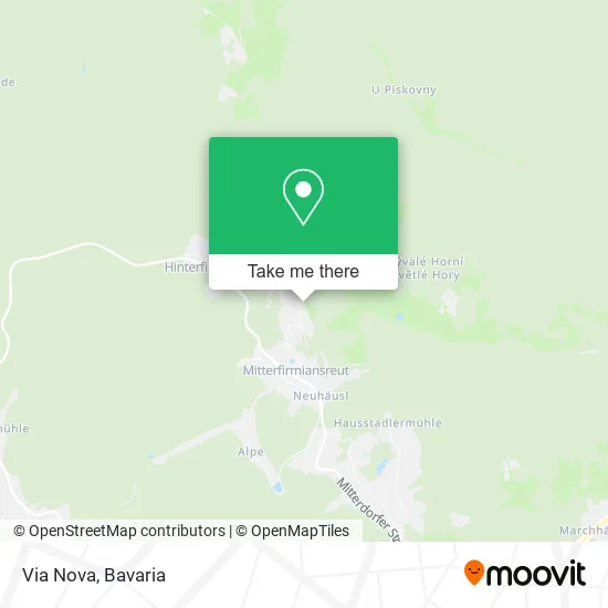 Карта Via Nova