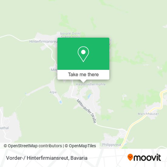 Vorder-/ Hinterfirmiansreut map