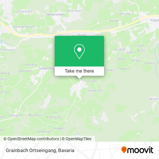 Grainbach Ortseingang map