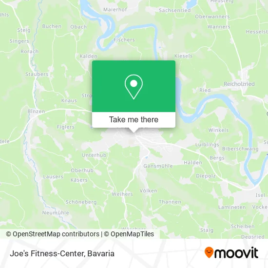 Карта Joe's Fitness-Center