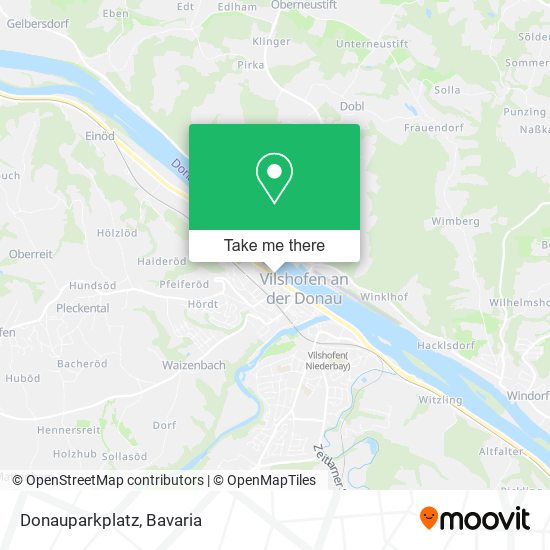 Donauparkplatz map