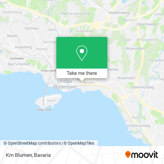 Карта Km Blumen