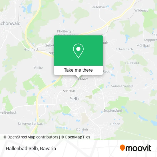 Карта Hallenbad Selb