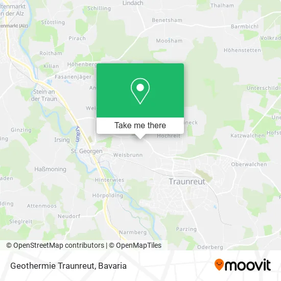 Карта Geothermie Traunreut