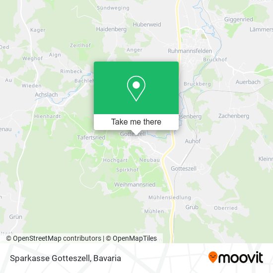 Sparkasse Gotteszell map