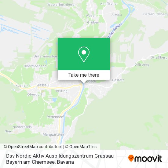 Dsv Nordic Aktiv Ausbildungszentrum Grassau Bayern am Chiemsee map