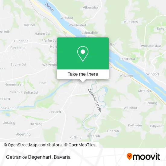 Карта Getränke Degenhart