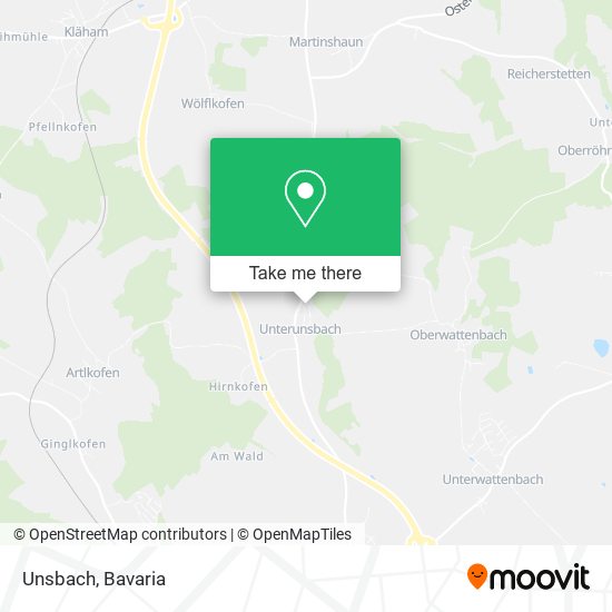 Карта Unsbach