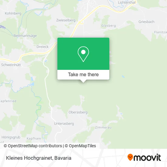 Карта Kleines Hochgrainet