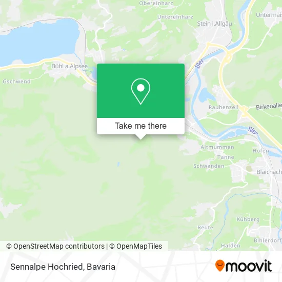 Карта Sennalpe Hochried