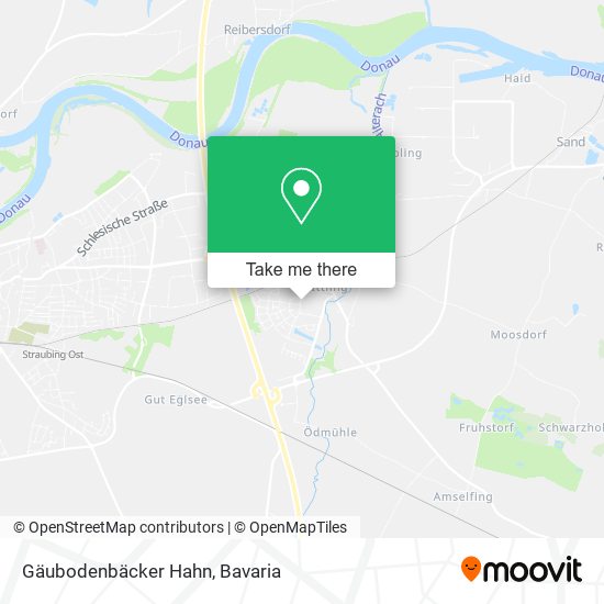 Gäubodenbäcker Hahn map