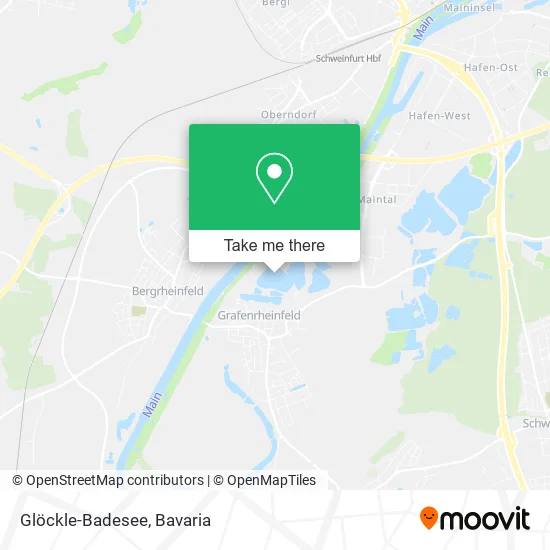 Карта Glöckle-Badesee