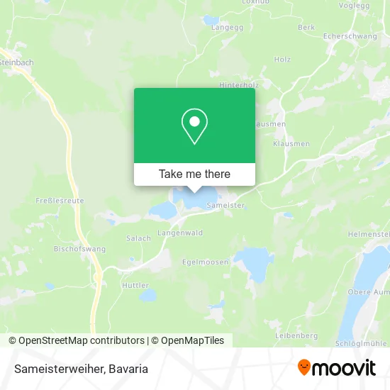 Карта Sameisterweiher