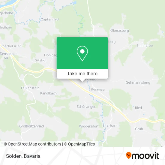 Карта Sölden