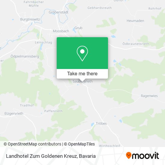 Landhotel Zum Goldenen Kreuz map
