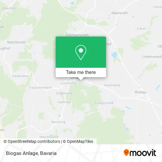 Карта Biogas Anlage