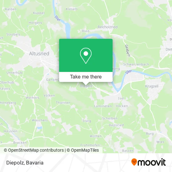 Карта Diepolz