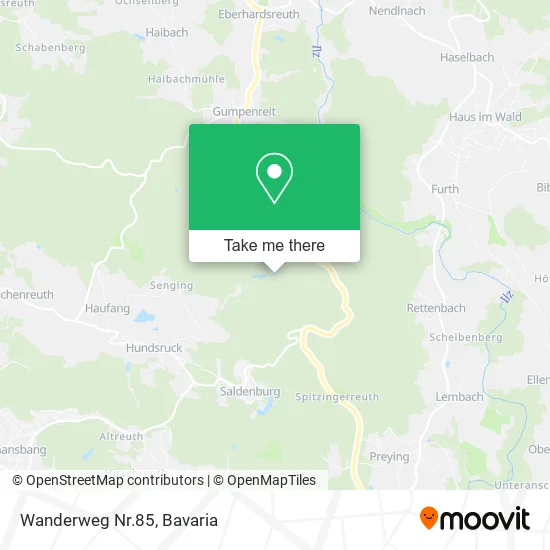 Карта Wanderweg Nr.85