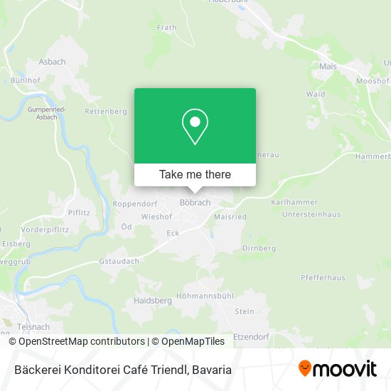 Bäckerei Konditorei Café Triendl map