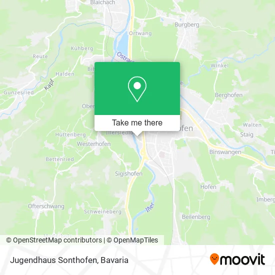 Карта Jugendhaus Sonthofen