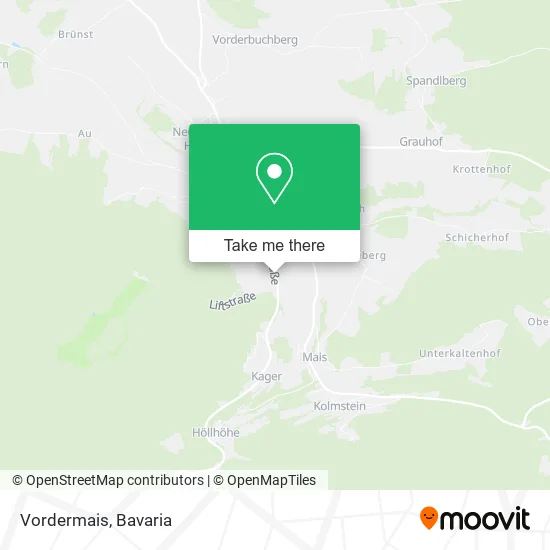 Карта Vordermais