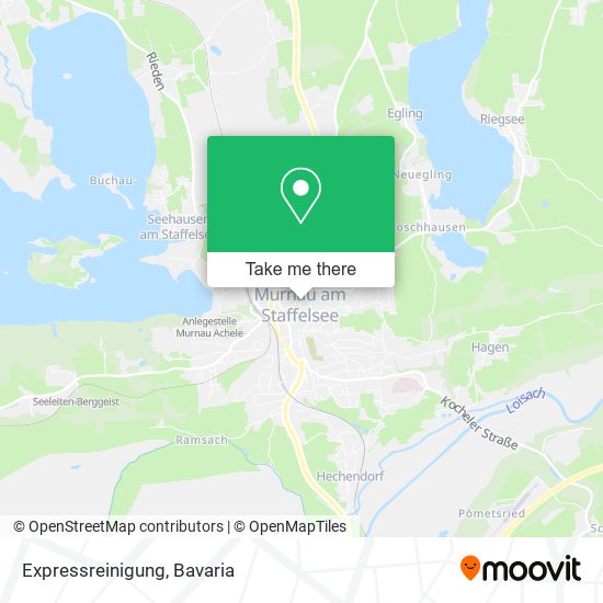 Карта Expressreinigung