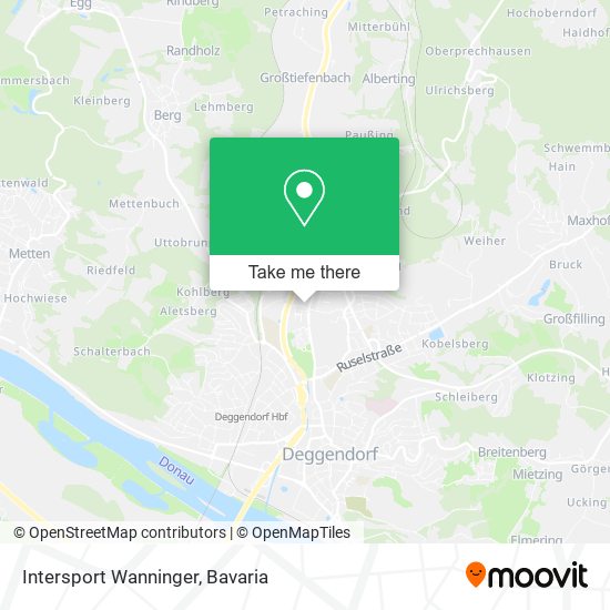 Intersport Wanninger map