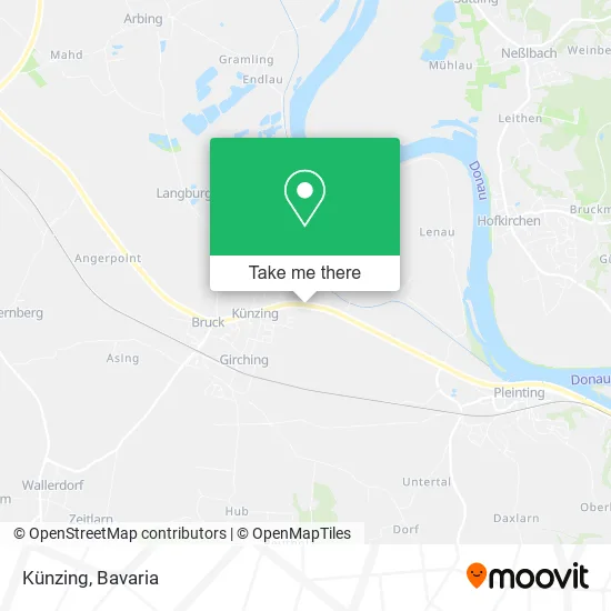 Карта Künzing