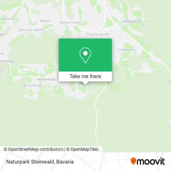 Карта Naturpark Steinwald