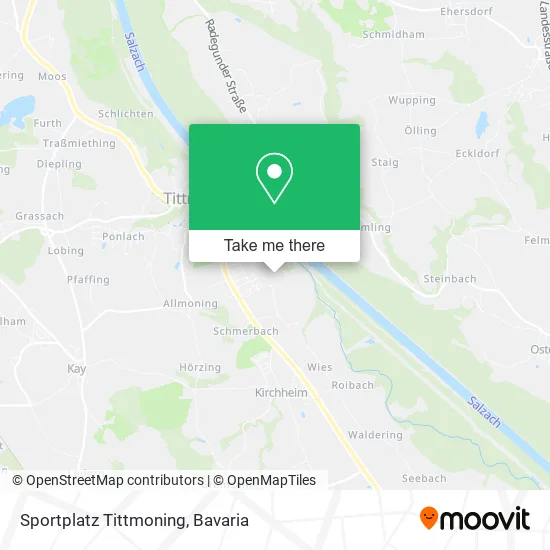Карта Sportplatz Tittmoning