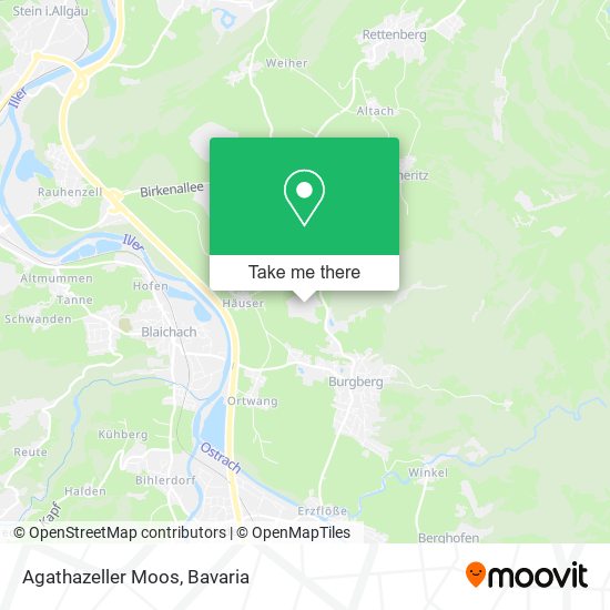 Agathazeller Moos map