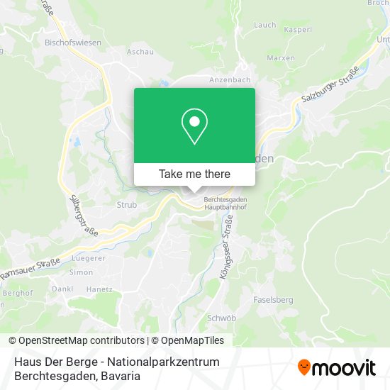 Haus Der Berge - Nationalparkzentrum Berchtesgaden map