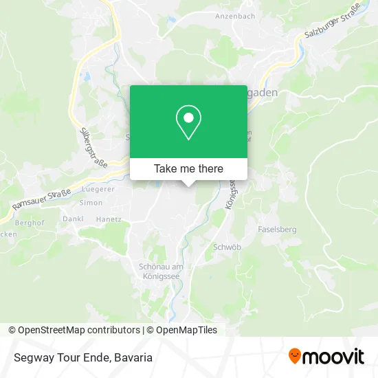 Segway Tour Ende map