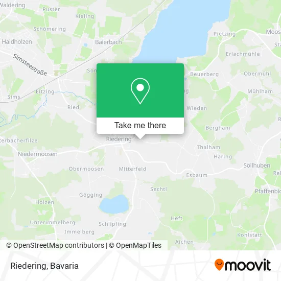 Карта Riedering