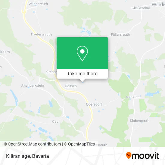 Карта Kläranlage