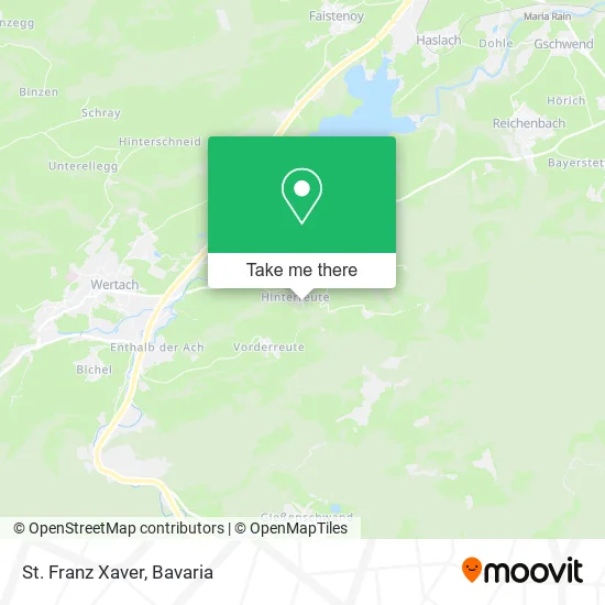 Карта St. Franz Xaver