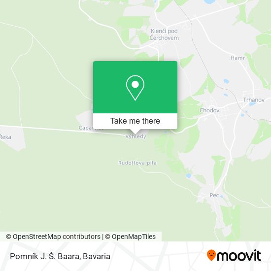 Pomník J. Š. Baara map