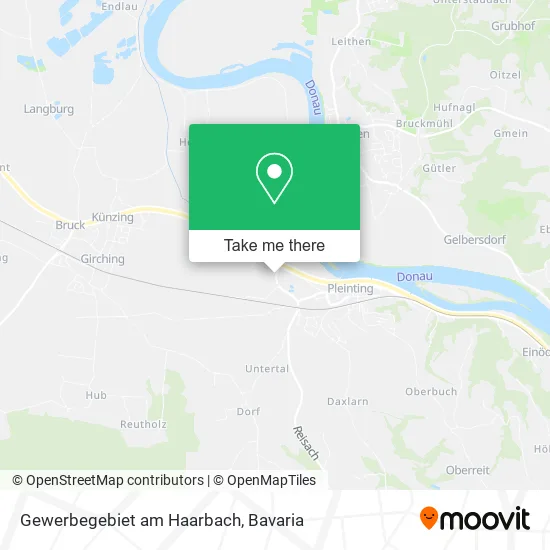 Карта Gewerbegebiet am Haarbach