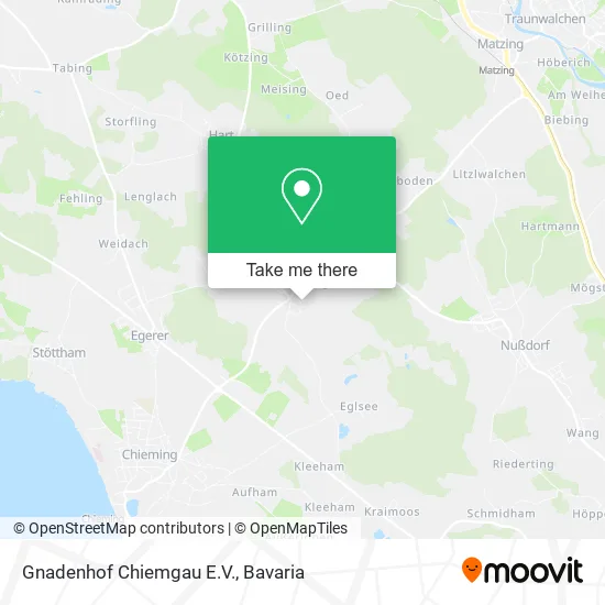 Карта Gnadenhof Chiemgau E.V.