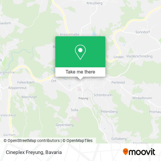 Cineplex Freyung map