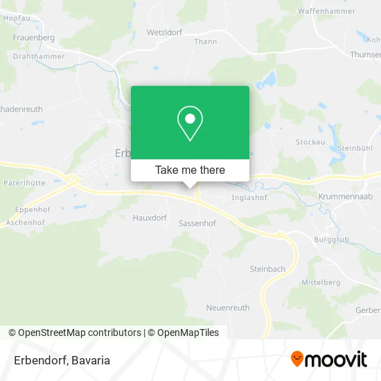 Карта Erbendorf