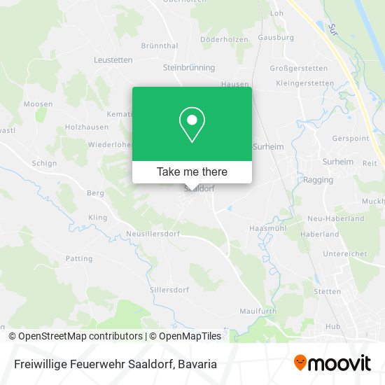 Freiwillige Feuerwehr Saaldorf map