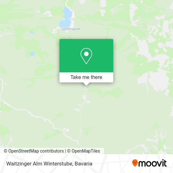 Карта Waitzinger Alm Winterstube