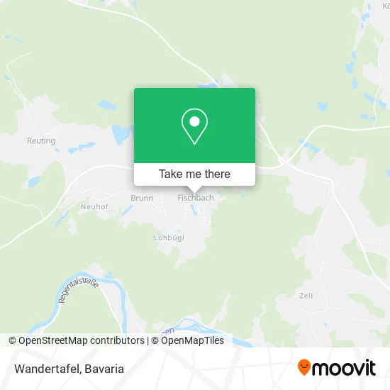 Карта Wandertafel