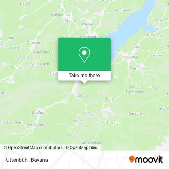 Карта Uttenbühl