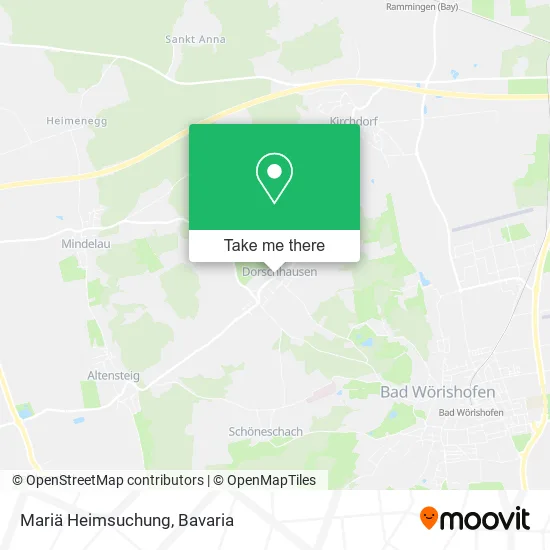Карта Mariä Heimsuchung